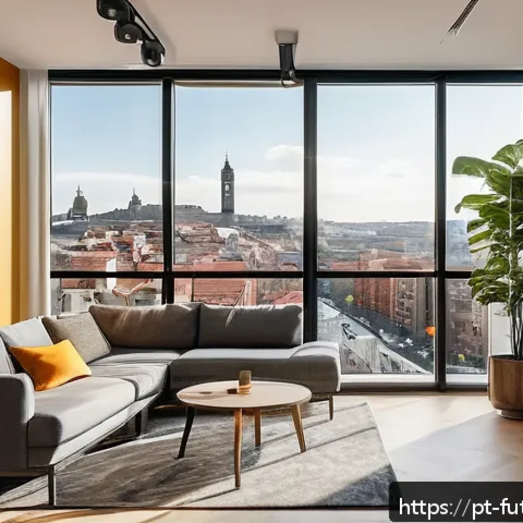주거 혁신을 위한 협업 공간의 중요성 - A modern urban co-living space featuring a stylish multifunctional common area that transforms from ...