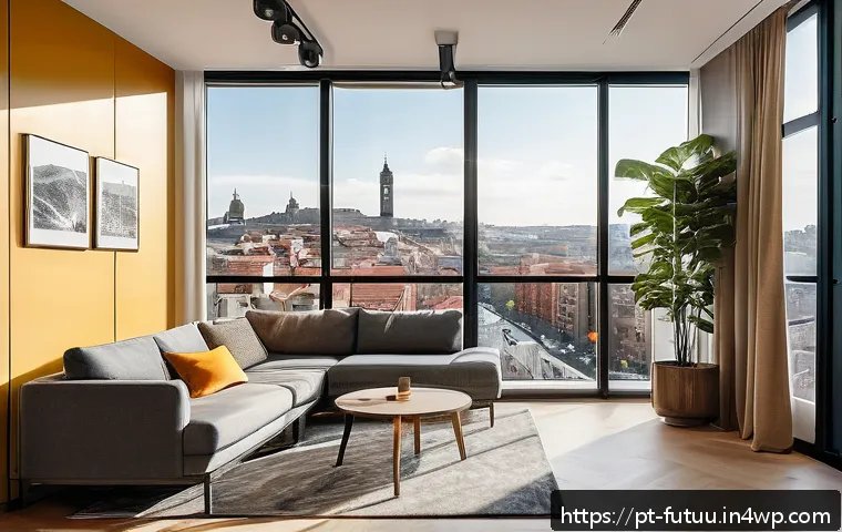 주거 혁신을 위한 협업 공간의 중요성 - A modern urban co-living space featuring a stylish multifunctional common area that transforms from ...